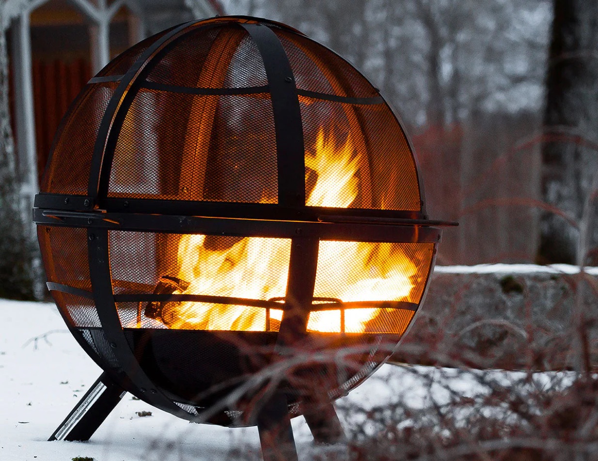 Feuerkorb drau&szlig;en